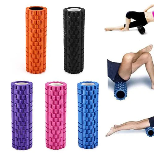 Yoga Foam Roller and Pilates Rubber Massage Axis